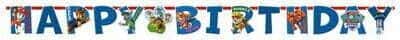 Festone Scritta Paw Patrol Happy Birthday