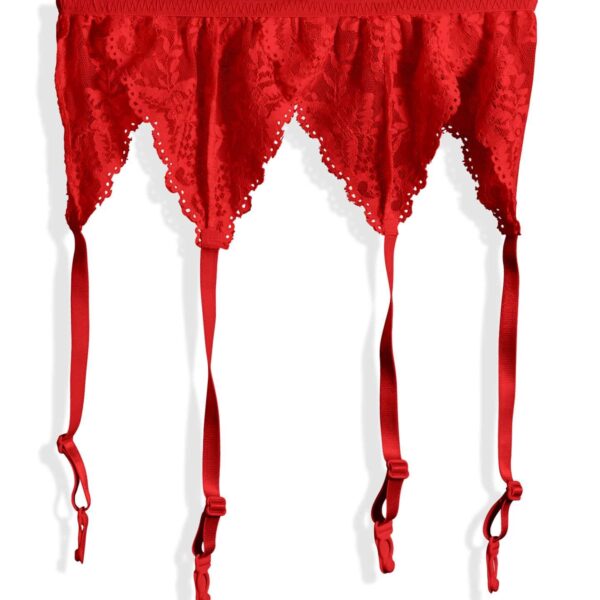 Reggicalze in Pizzo Rosso