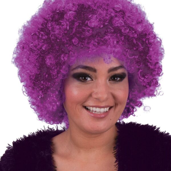 Parrucca Viola Hippie Afro