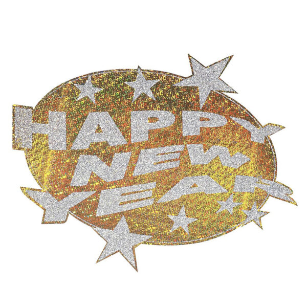 Festone Decorazione Oro Happy New Year