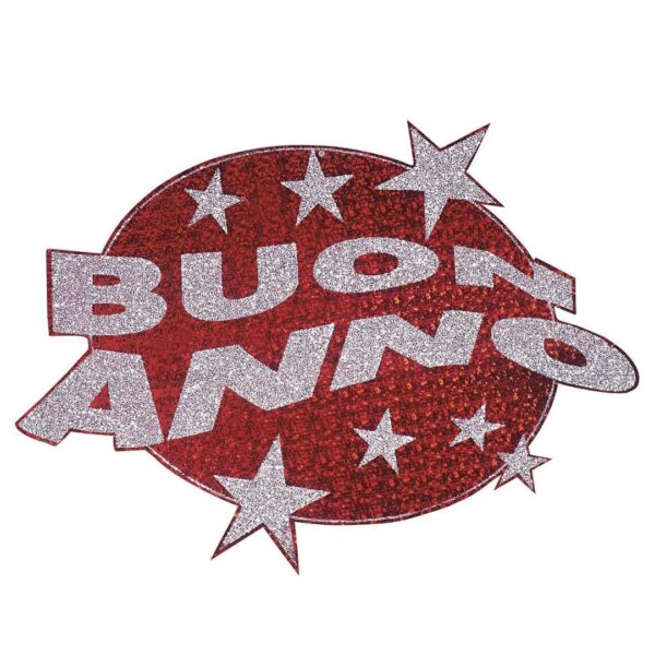 Festone Decorazione Olografica Buon Anno