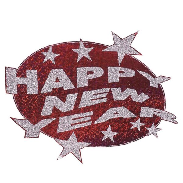 Festone Decorazione Olografica Happy New Year