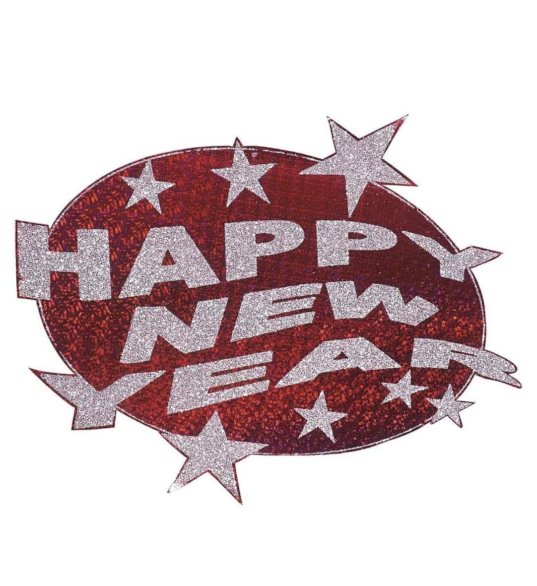 Festone Decorazione Olografica Happy New Year