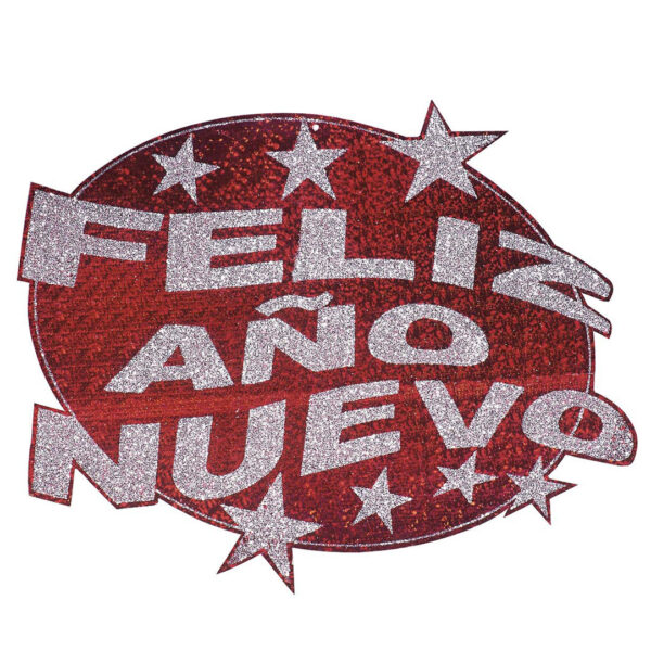 Festone Decorazione Rosso Feliz Ano Nuevo
