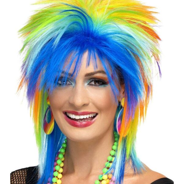 Parrucca Multicolore da Punk