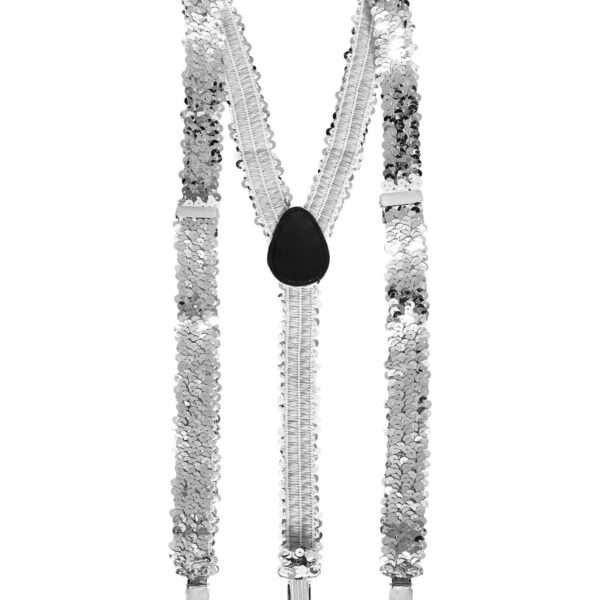 Bretella Argento in Paillettes