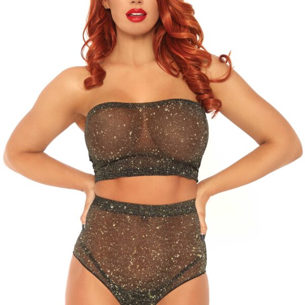 Completo Top e Brasiliana Shining Lurex