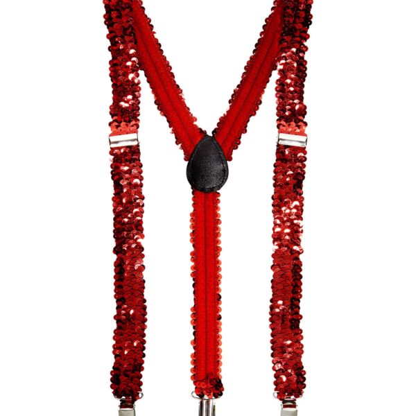 Bretella Rossa in Paillettes