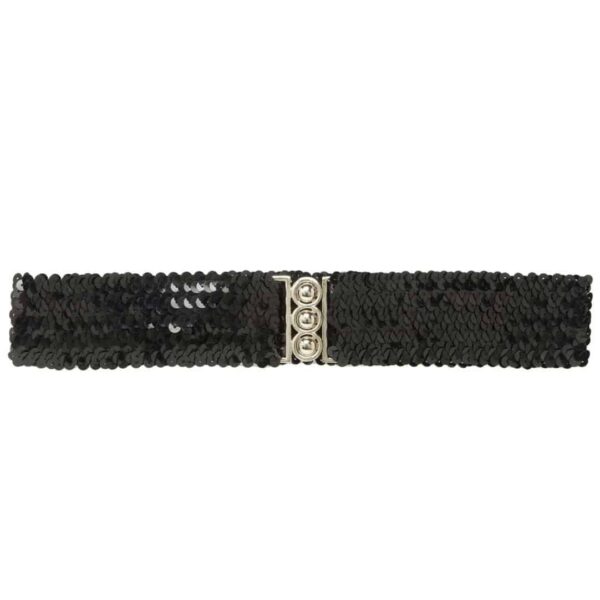 Cintura Nera in Paillettes