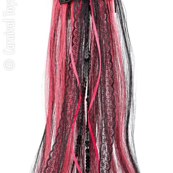 Pettinino con Extention Rosa e Nero