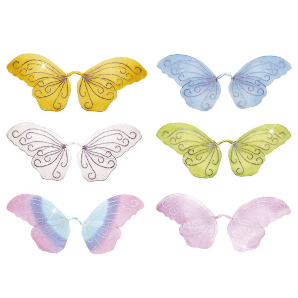 Ali da Farfalla Glitter Colori Assortiti