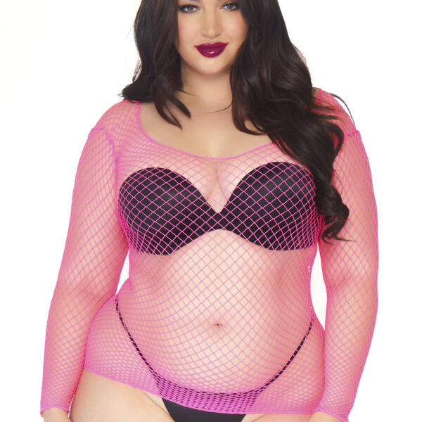 Maglia Retata Neon Pink