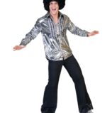 Camicia Argento Disco Anni '70