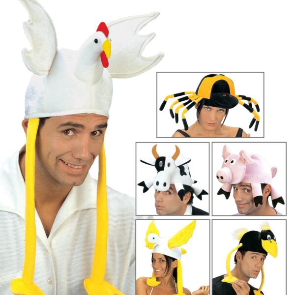 Cappello da Animali Figure Assortite