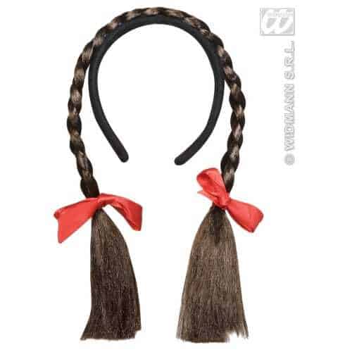 Cerchietto con Trecce Castane
