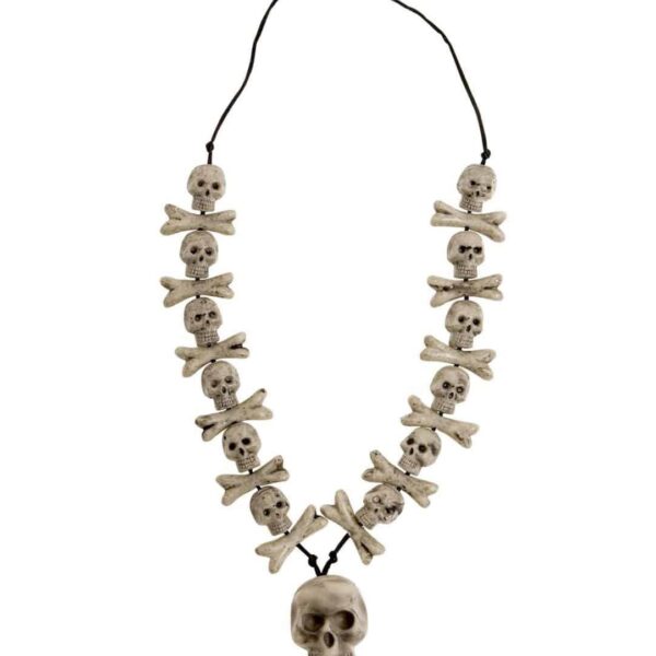 Collana a Teschio con ossa incrociate