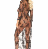 Sexy Vestaglia Lunga di Pizzo