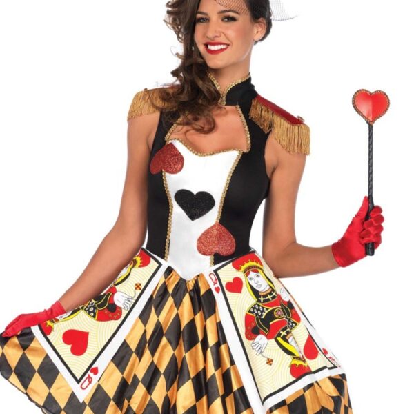 Costume Da Regina Di Cuori Black And Gold