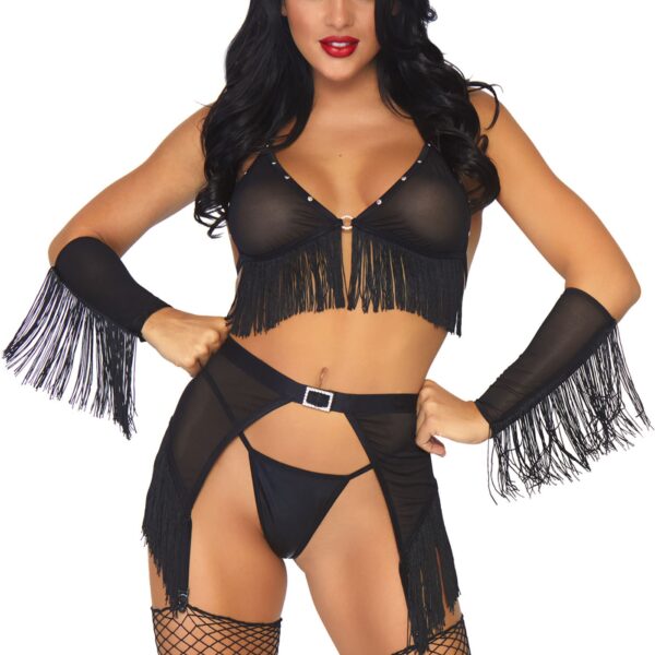 Completo Lingerie Sexy Cowgirl