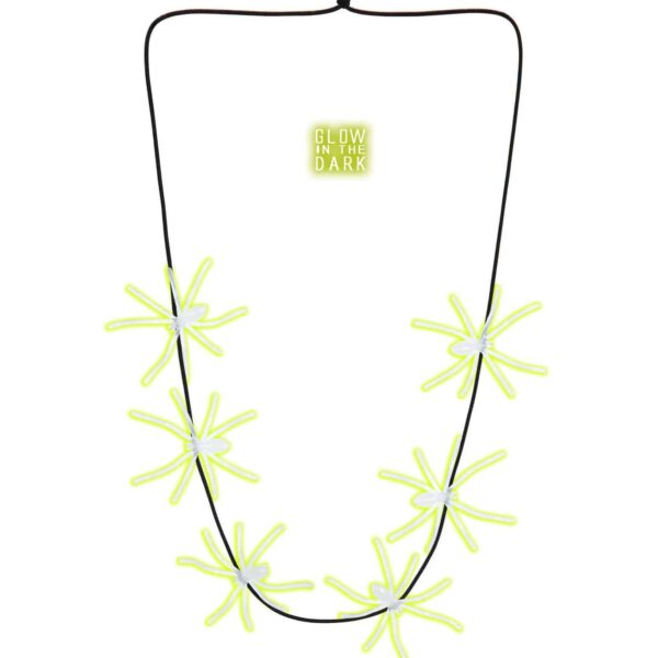 Collana con Ragni Fluorescenti