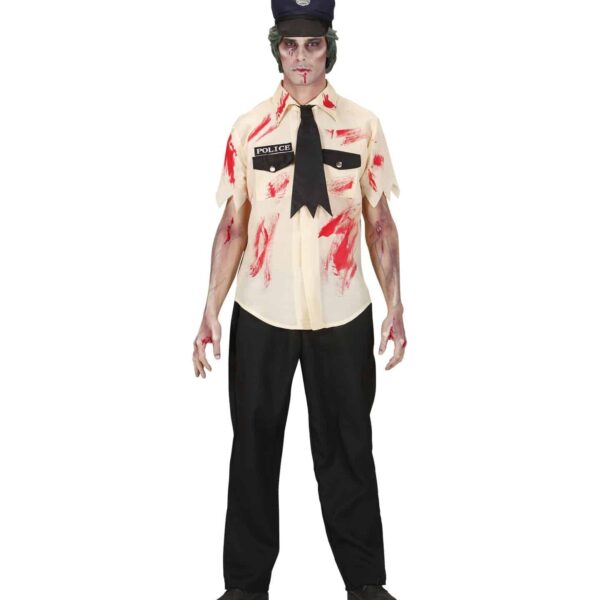 Costume da Poliziotto Zombie