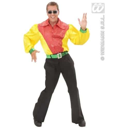 Camicia in Raso Tricolore