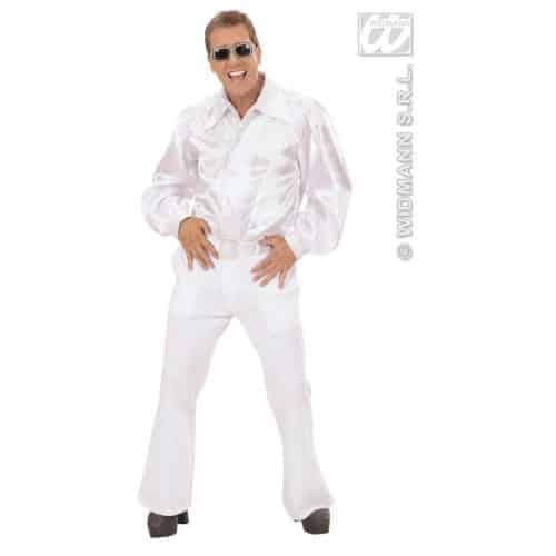 Camicia in Raso Bianca