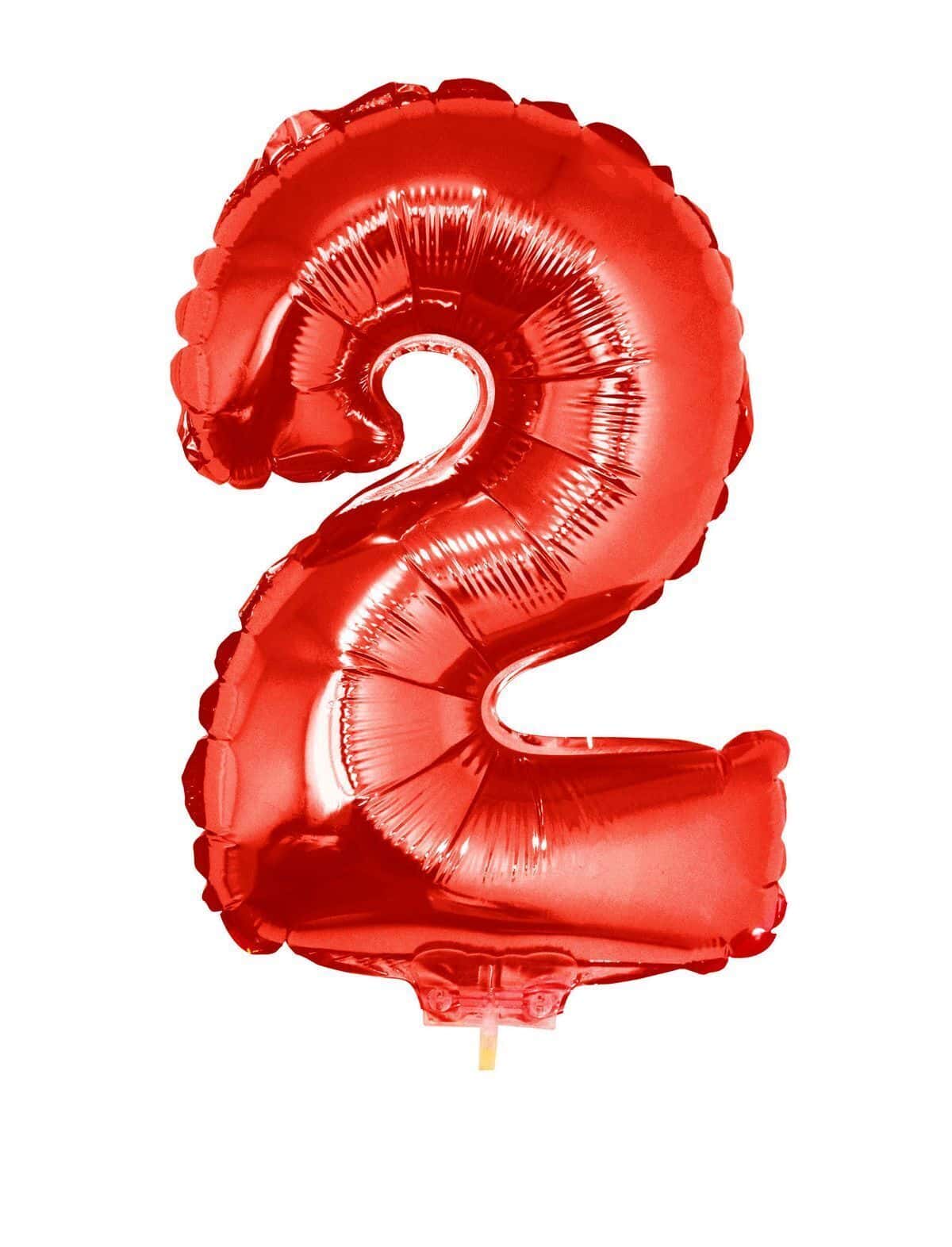 Numeri in Mylar Rosso da 40 Centimetri