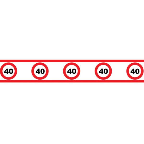 Festone Compleanno Numero Limite 40