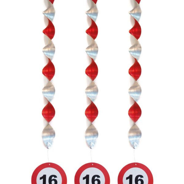 Festone Pendenti Numero Limite 16