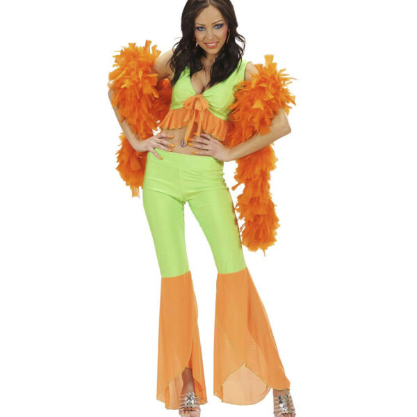 Costume da Ballerina di Samba Verde Arancione