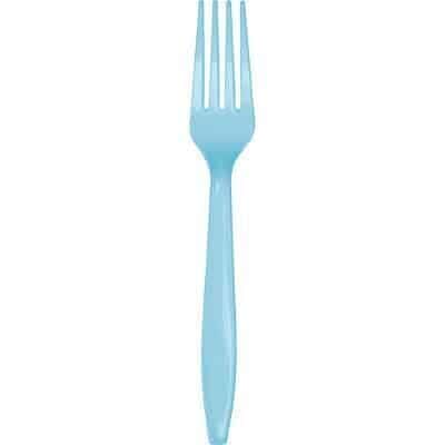 Forchette in Plastica Azzurri