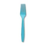 Forchette in Plastica Blu Bermuda