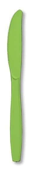 Coltelli in Plastica Verde Lime