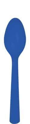 Cucchiai in Plastica Blu Cobalto
