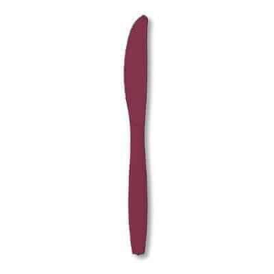 Coltelli in Plastica Bordeaux