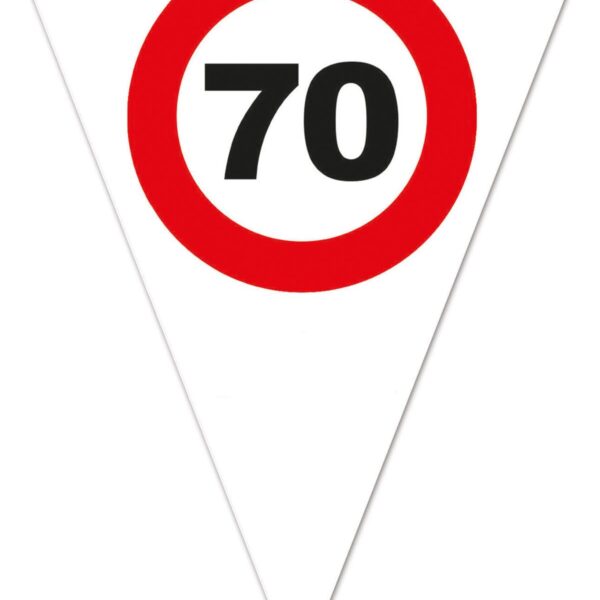 Festone Bandierina Numero Limite 70