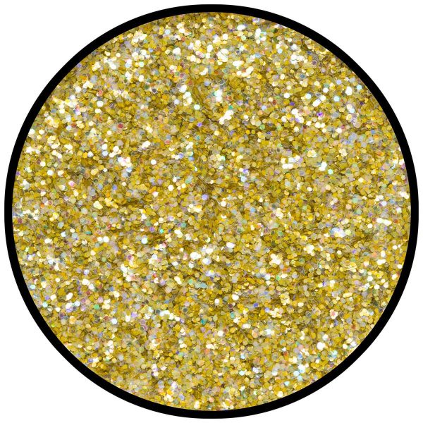 Polvere di Stelle Brillantini Olografica Oro Grana Media 6 Gr.