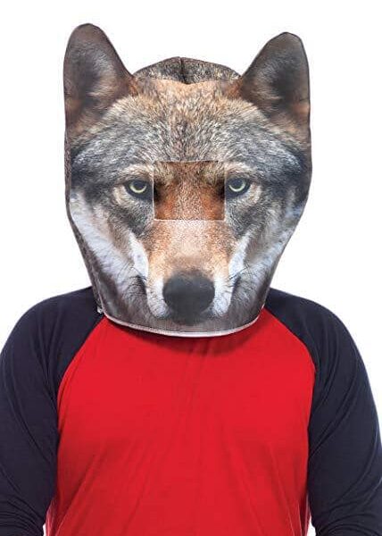Maschera da Lupo in Lattice