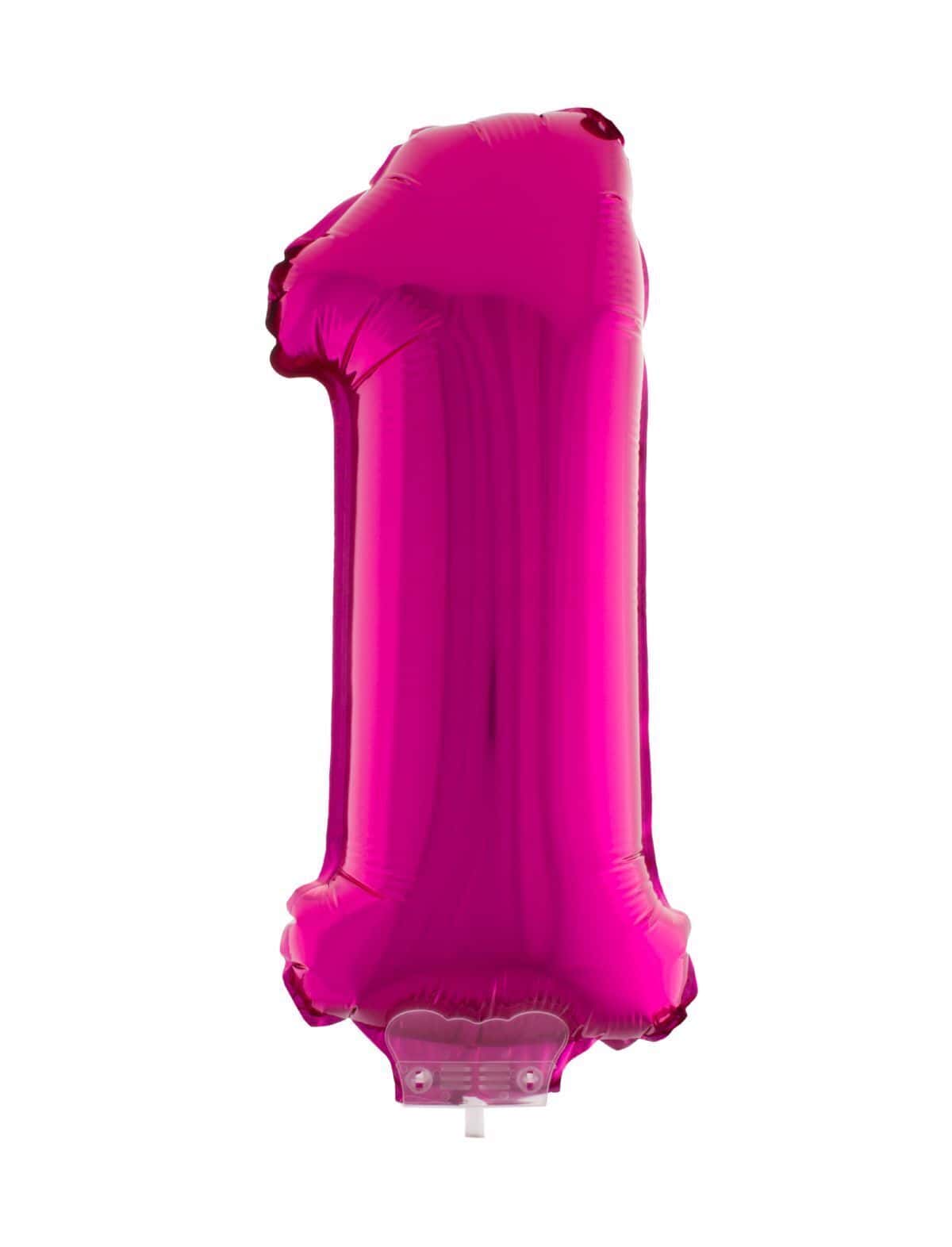 Numeri in Mylar Rosa da 40 Centimetri