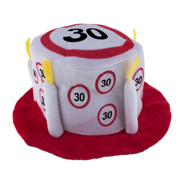 Cappello Compleanno con Numero 30