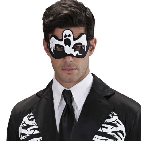 Maschera Nera Halloween Vari Modelli