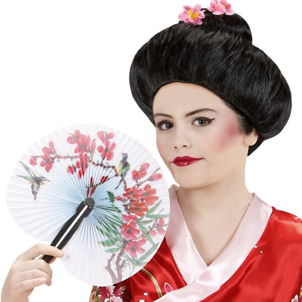 Parrucca Nera da Geisha