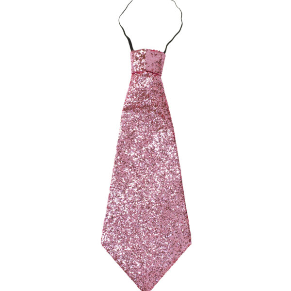Cravatta Glitter Rosa