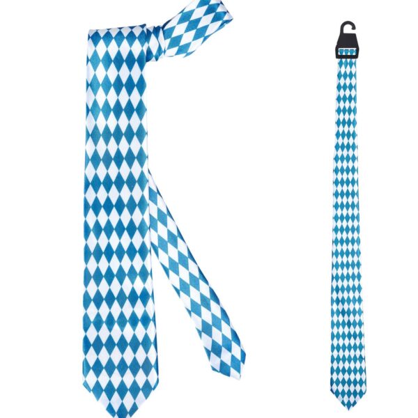Cravatta Bianca e Azzurra Oktoberfet