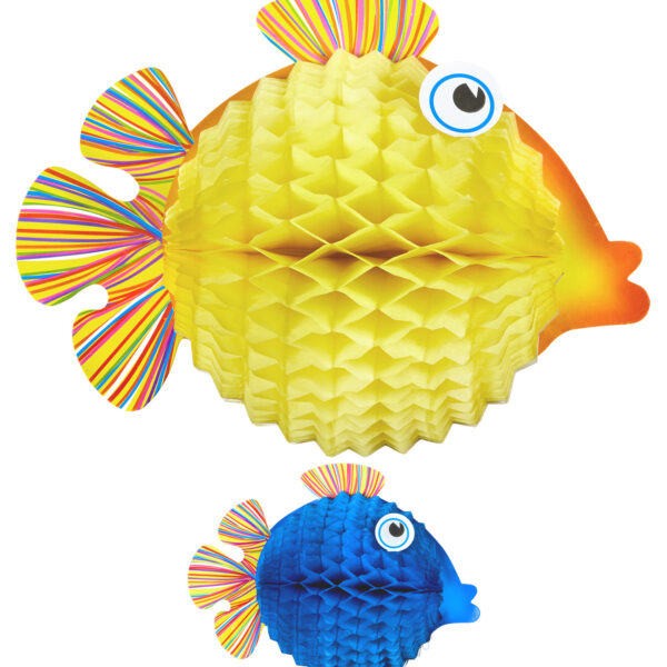 Lampione Pesce Palla Colori Assortiti