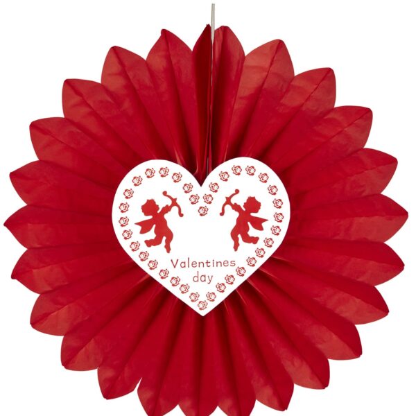 Rosone Rosso Con Cuore