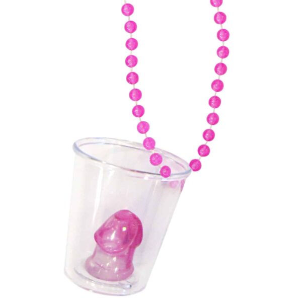 Collana con Bicchiere da Short  e Pene