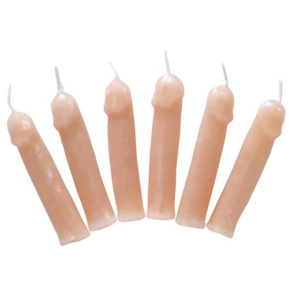 Kit da 6 Candele a Forma di Pene