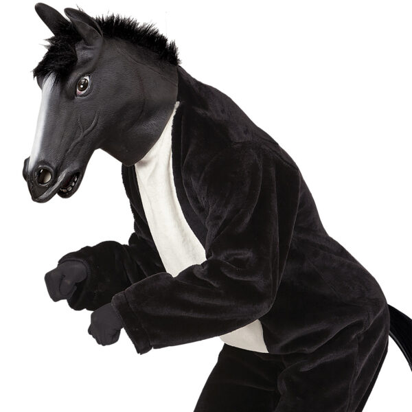 Maschera Nera Integrale da Cavallo